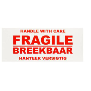 Fragile - Handle With Care Label